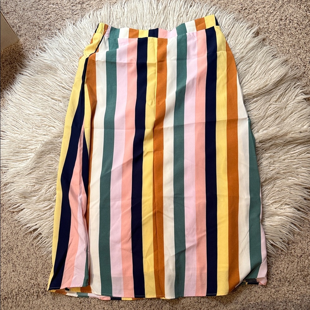 Elodie Multicolor Striped Pencil Skirt